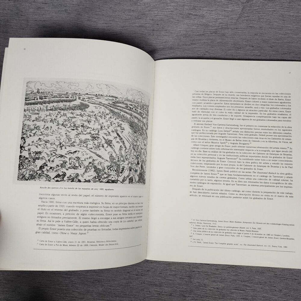 The Prints of James Ensor Los Grabados De Oaxaca Art Institute Collection Book - Picture 6 of 8